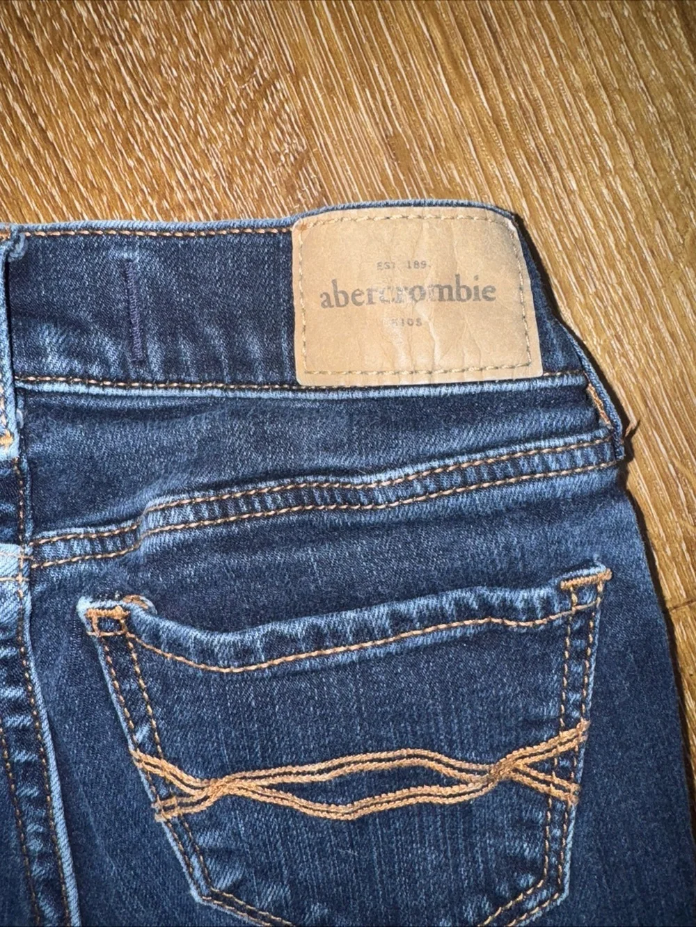 abercrombie kids Dark Blue Stretch Denim Jeans